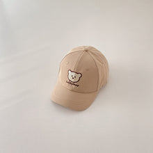 Adjustable Cartoon Bear Embroidered Soft Cotton Hat