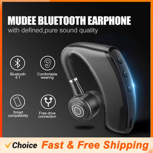 V9 Bluetooth-compatible Wireless Hands-free Noise Control Earphone With Microphone