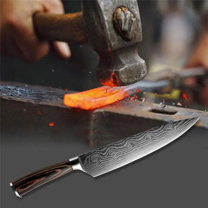 7PCS Stainless Steel Kitchen Knife Set