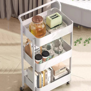 Folding Trolley Kitchen Snack Wheel