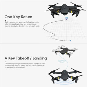 Altitude Hold Foldable Quadcopter with 1080P 4K HD Camera