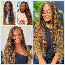 28" Deep Wave Bulk Human Hair for Braiding