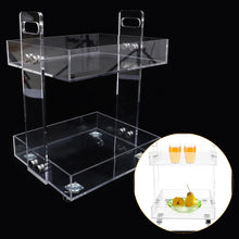 Easy Assembly Clear Acrylic Bar Cart