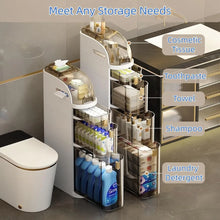 4-Tiers Slim Narrow Bathroom Storage Organizer