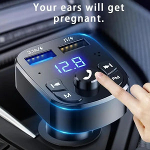 Car Bluetooth FM Transmitter 87.5-108 Mhz Audio Car Mp3 Player 5V Output USB Auto Car Fast Charger