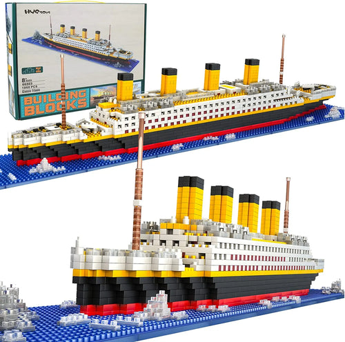 1860Pcs Titanic Micro Mini Building Blocks Set