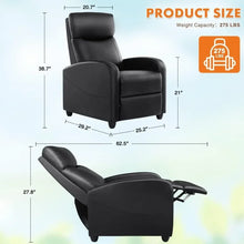 Massaging Adjustable Padded Living Room Chair