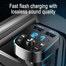 Car Bluetooth FM Transmitter 87.5-108 Mhz Audio Car Mp3 Player 5V Output USB Auto Car Fast Charger