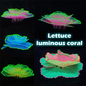 Fluorescent Aquarium Coral Decor