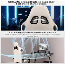 GTPLAYER High Back Ergonomic Computer Chair with Footrest and Bluetooth Speakers