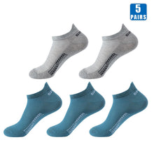 5 Pair Pure Cotton Low-Cut Boat Socks