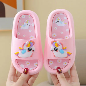 Cartoon Print Slippers