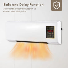 Wall Mounted Cold and Warm Dual Purpose Air Conditioner, Heater and Fan Combo