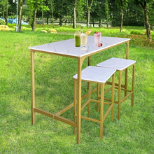 5-Piece Bar Table Set with 4 Stools