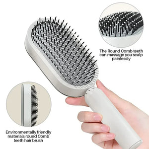 Self Cleaning 3D Air Cushioned Massage Comb