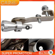 Universal Silver 18mm S Turbo Sound Whistle Muffler Exhaust Pipe