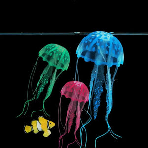 Glowing Effect Artificial Jellyfish Aquarium