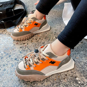 Sport Fashion Color Chunky Sneakers