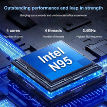 ESUS Intel 11th Gen N95 Mini Pocket PC 16G 256GB WiFi6