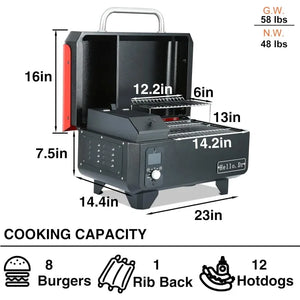 Electric Wood Pellet Grill and Smoker