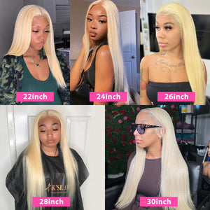 Bone Straight Blonde Glueless Brazilian Wigs