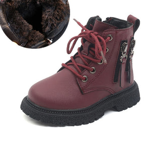 Rubber Sole Warm Cotton Ankle Boots