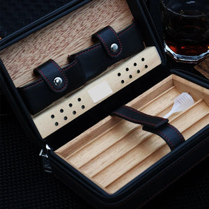 Cedar Wood Portable Cigar Humidor T