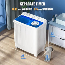 Twin Tub Portable Washing Machine Mini