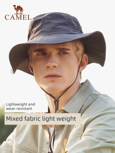 Camel Sun-Proof Bucket Hat