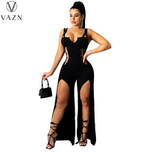 Solid Sleeveless Street Wind  Jumpsuit