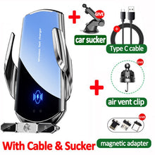 15W Fast Charging Wireless Magnetic Car Charger Station
