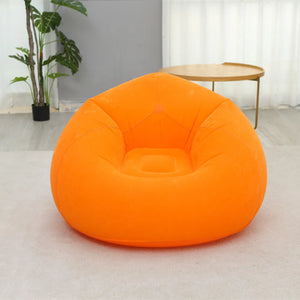 Inflatable Flocking Sofa Chair