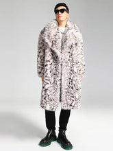 Oversized Colorful Thick Warm Fluffy Faux Fur Coat