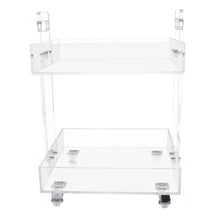 Easy Assembly Clear Acrylic Bar Cart