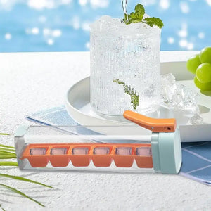 6 Compartment Press Type Ice Cube Trays