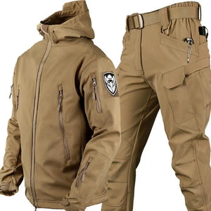 Shark Skin Warm Tactical Coat and Pants Set