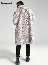 Oversized Colorful Thick Warm Fluffy Faux Fur Coat