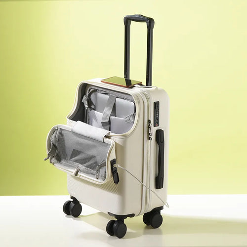 Carry-on Rolling Password Suitcase