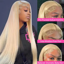 Bone Straight Blonde Glueless Brazilian Wigs