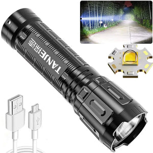 Ultra Bright ABS Strong Focusing Rechargeable Led Flashlight