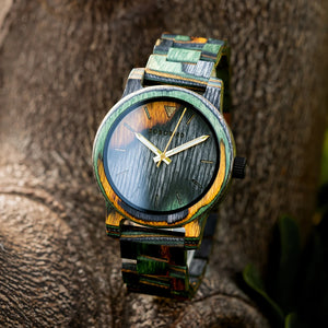 BOBO BIRD Colorful Wood Watch