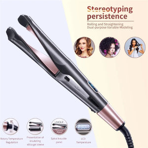 2 in 1 Hair Straightener And Curler