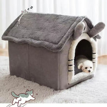 Soft Deep Pet House with Removable Cushion