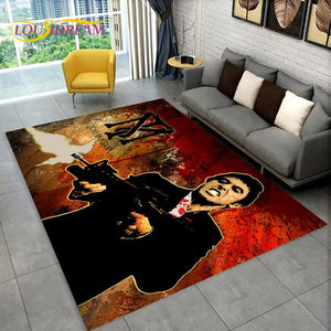 Scarface Tony 3D Print Area Rug