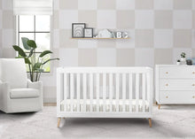 Delta 4-in-1 Convertible Baby Crib with Natural Legs