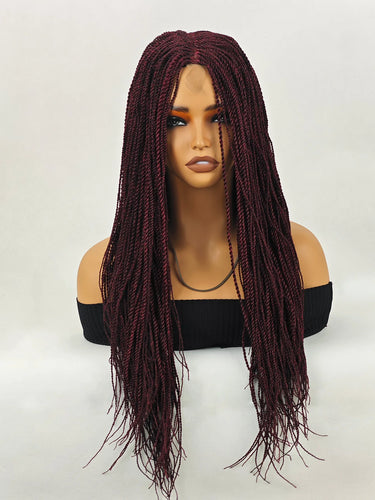 100% Handtied Braided Wig