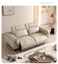 Genuine Leather Electric Reclining Sofa Set