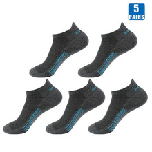 5 Pair Pure Cotton Low-Cut Boat Socks