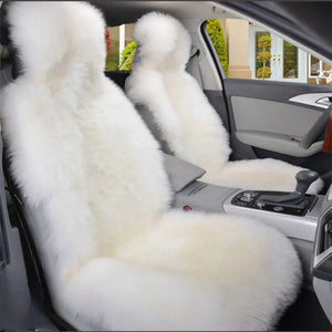 Universal Long Fur Plush Car Seat Covers