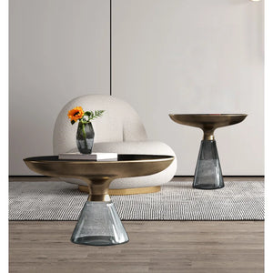 Glass Modern Creative Sofa Side Table